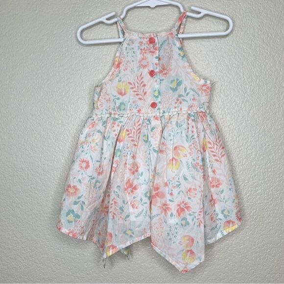 Cynthia Rowley 24 Months Baby Girl Floral Assymetrical Dress - Picture 6 of 10